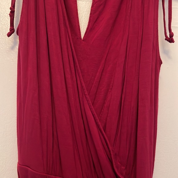 Gorgeous cranberry Moulinette Soeurs Alisande Jumpsuit from Anthropologie - Picture 3 of 6